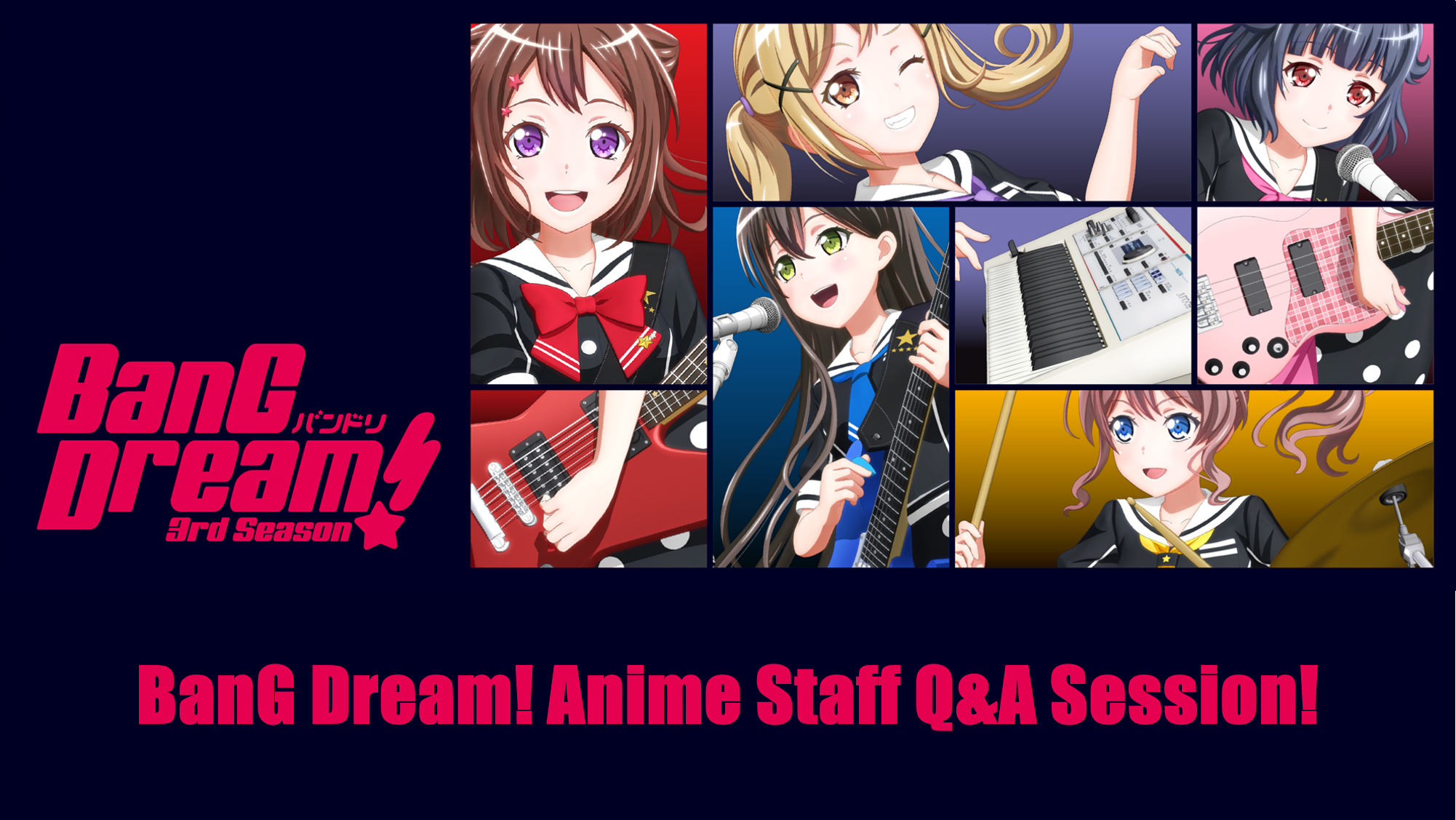 Characters appearing in BanG Dream! 3rd Season Anime